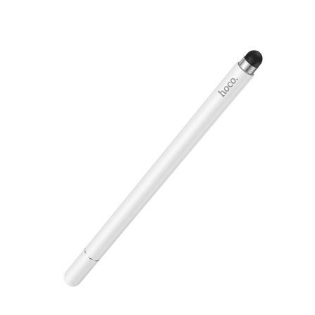 ปากกาสไตลัส 2-IN-1 HOCO GM103 ใช้งานได้ 2 หัว รองรับหน้าจอ แท็บเล็ต มือถือ ชนิด CAPACITIVE สีขาว_6