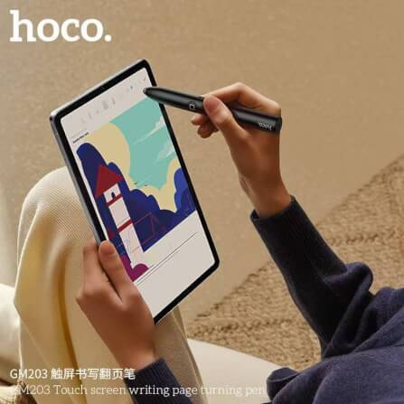เลเซอร์พอยเตอร์ 2-IN-1 HOCO GM203 พร้อมรีโมทควบคุมการนำเสนอ & ปากกาสไตลัส หน้าจอ LED ระบบส่งสัญญาณ 2.4G_6