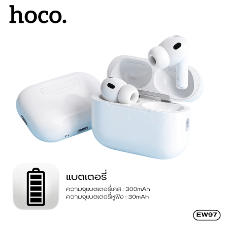 หูฟังไร้สาย HOCO EW97 ระบบตัดเสียงรบกวน ANC เสียง HI-FI บลูทูธ 6.0_6