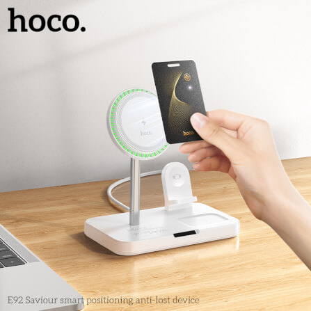 อุปกรณ์ติดตามจีพีเอส HOCO E92 GPS TAG รูปแบบการ์ด สำหรับ IOS รองรับ APPLE FIND MY กันน้ำ IP68 สีดำ_7