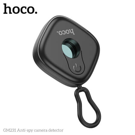 เครื่องตรวจจับกล้องอินฟาเรด HOCO GM231 ป้องกันการแอบถ่าย เพิ่มความปลอดภัย ตรวจจับระยะ 5 เมตร สีดำ_7