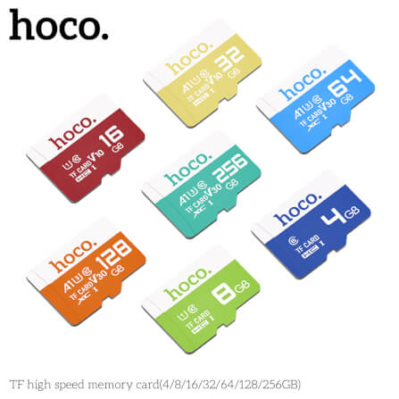 การ์ดหน่วยความจำ MICRO SD HOCO 128GB CLASS 10 ความเร็วสูง สำหรับอุปกรณ์ดิจิทัล_7