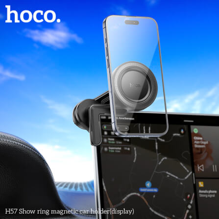 ที่จับโทรศัพท์ HOCO H57 ชนิดแม่เหล็ก สำหรับติดหน้าจอดิสเพลย์ รองรับมือถือจอ 4.5 - 7 นิ้ว_7