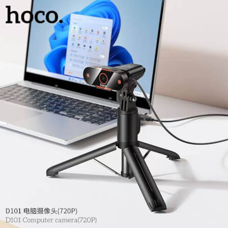 กล้องเว็บแคม HD 720P 1MP HOCO D101 ไมโครโฟนตัดเสียงรบกวน ENC 30FPS_7