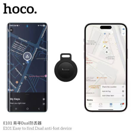 อุปกรณ์ติดตามจีพีเอส 2IN1 HOCO E101 สีดำ รองรับ 2 ระบบ ทั้ง IOS & ANDROID ตามตำแหน่งทั่วโลก_7