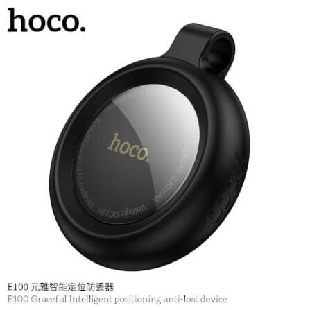 อุปกรณ์ติดตามจีพีเอส HOCO E100 สำหรับ APPLE IOS พร้อมเคสซิลิโคนในตัว สีดำ_8