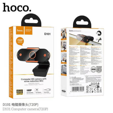 กล้องเว็บแคม HD 720P 1MP HOCO D101 ไมโครโฟนตัดเสียงรบกวน ENC 30FPS_8