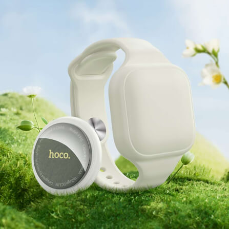 อุปกรณ์ติดตามจีพีเอส HOCO E91E สีเทา GPS TAG แบบสายรัดข้อมือ รองรับ APPLE FIND MY NETWORK สำหรับเด็กและผู้สูงอายุ_8
