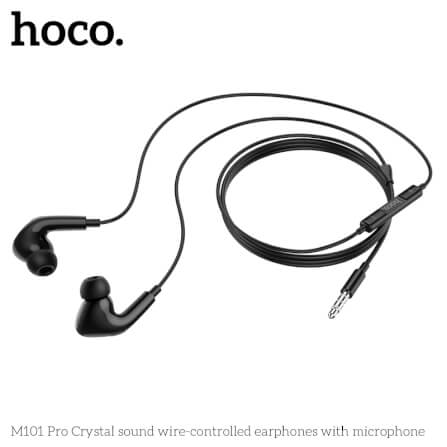 หูฟัง HOCO M101 PRO สาย AUX 3.5MM สีดำ ไมโครโฟนในตัว พร้อมปุ่มคอนโทรล_8