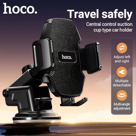 ที่วางโทรศัพท์ในรถยนต์ HOCO HK55 หมุนได้ 360° ติดตั้งบนแดชบอร์ดและกระจกหน้า_9