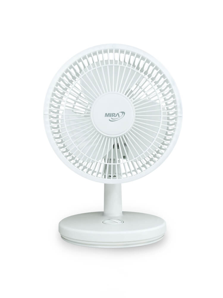 พัดลมตั้งโต๊ะ 8 นิ้ว MIRA M-71 WHITE