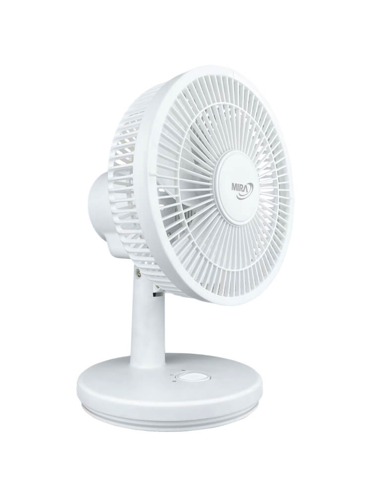 พัดลมตั้งโต๊ะ 8 นิ้ว MIRA M-71 WHITE