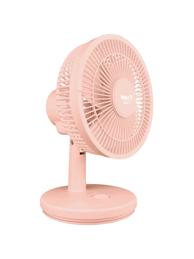 พัดลมตั้งโต๊ะ 8 นิ้ว MIRA M-71 PEACH