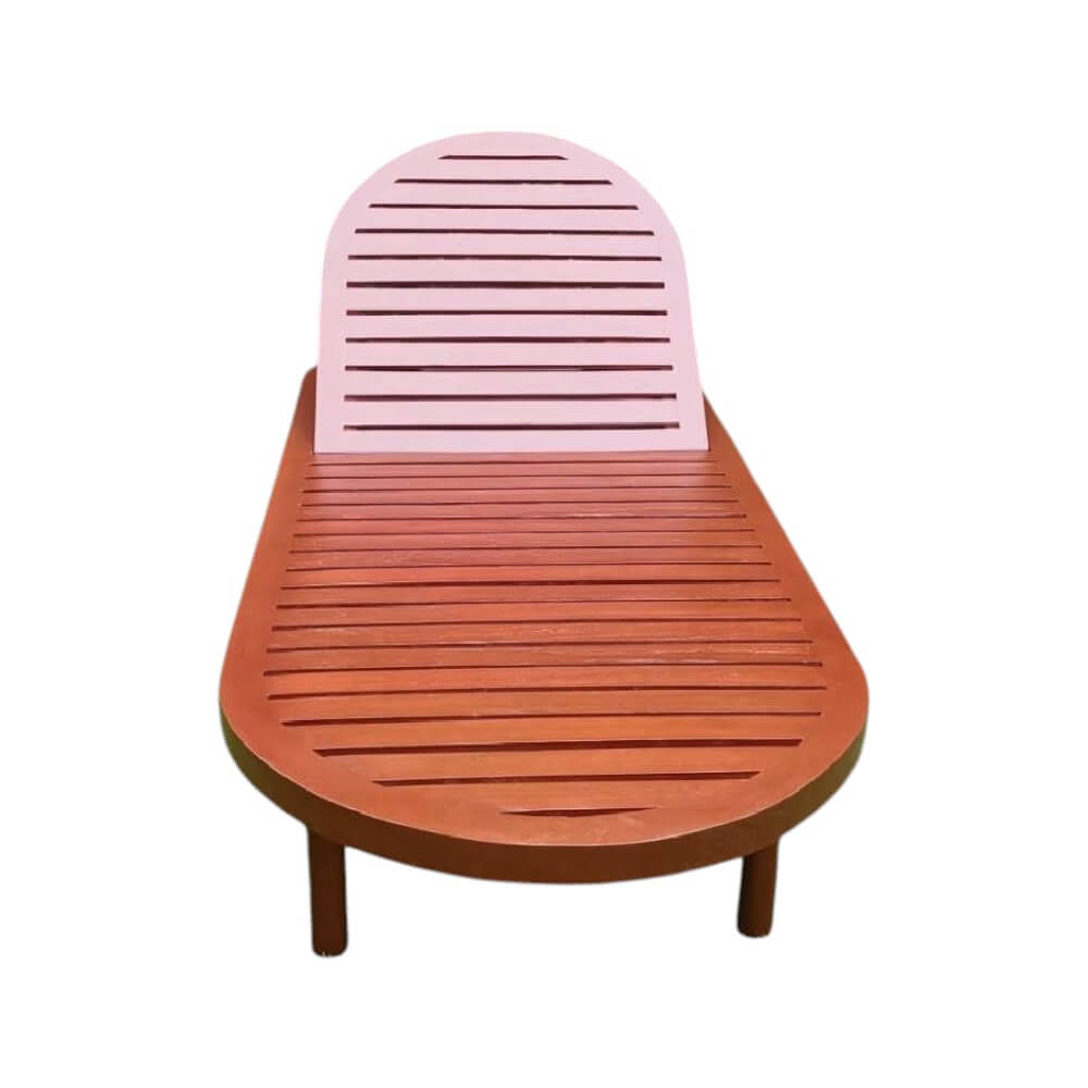 เตียงริมสระ PAREENA DECOR รุ่น ASTRA WOODEN SUNBED เตียงอาบแดด ไม้สัก