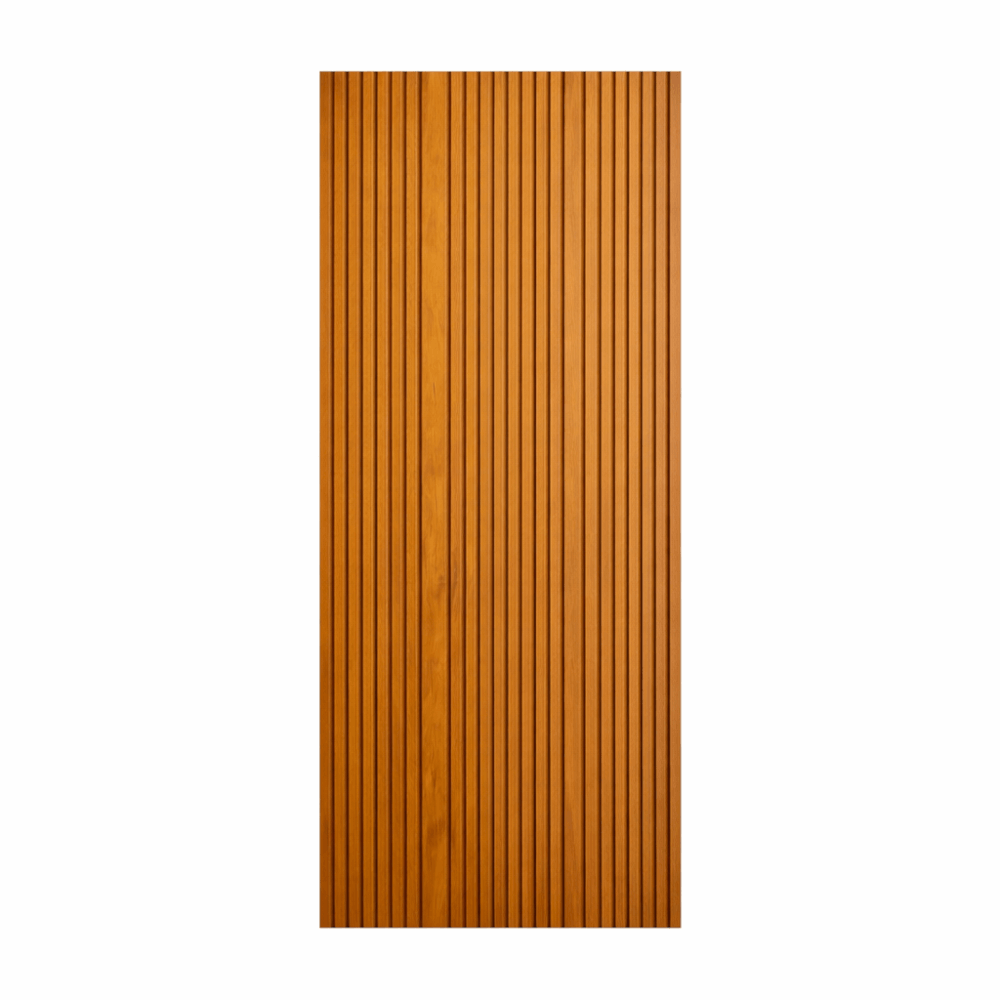 ประตูไม้สัก PAREENA DECOR รุ่น TEAK VERTICA LUX 80X200 CM_0