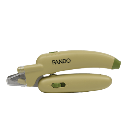 กรรไกรตัดเล็บสัตว์เลี้ยง PANDO พร้อมไฟ WHITE LIGHT ,สีเขียว_8
