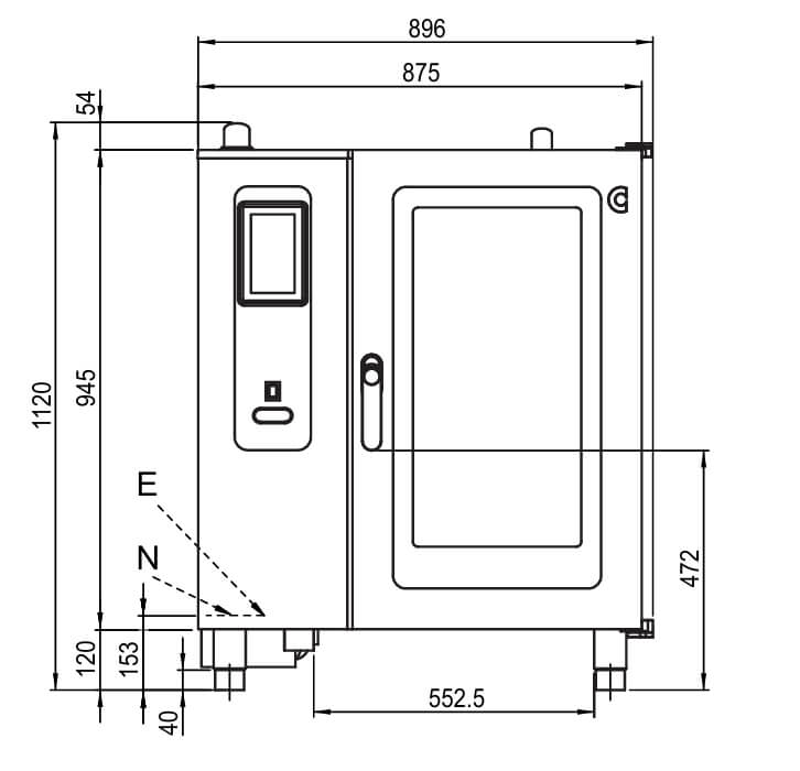 เตาอบ CONVOTHERM รุ่น MAXX 10.10 EASYTOUCH