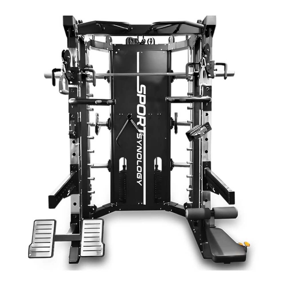 เครื่องสมิทแมชชีน SPORTSYNOLOGY EVO POWER เกรดฟิตเนส รองรับการใช้งานหนัก พินโหลดสองแถวรวม 150 กก. (เซต2)_0