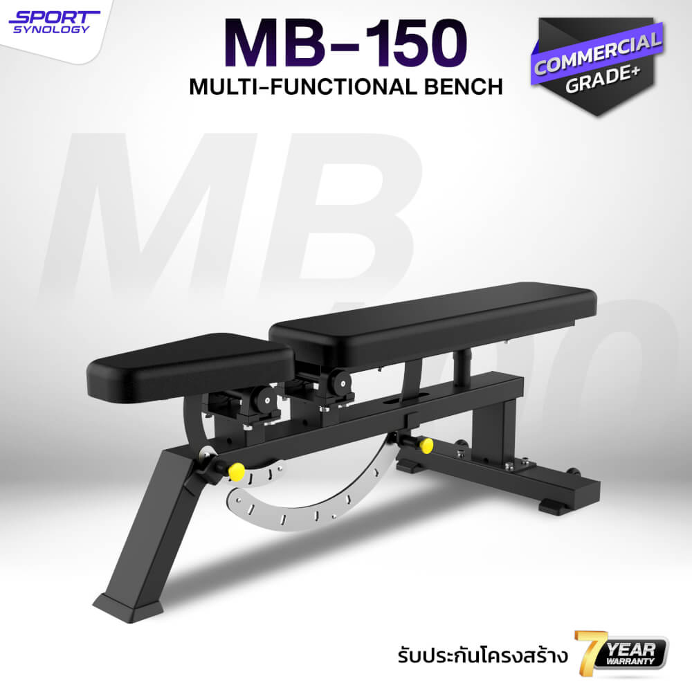 ม้านั่งปรับระดับ SPORTSYNOLOGY MB150 โครงสร้างแข็งแรง ปรับได้ 6 ระดับ