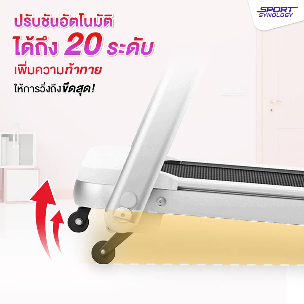 ลู่วิ่งไฟฟ้า SPORTSYNOLOGY รุ่น CANDY มอเตอร์ BRUSHLESS DC 3.5 แรงม้า_3