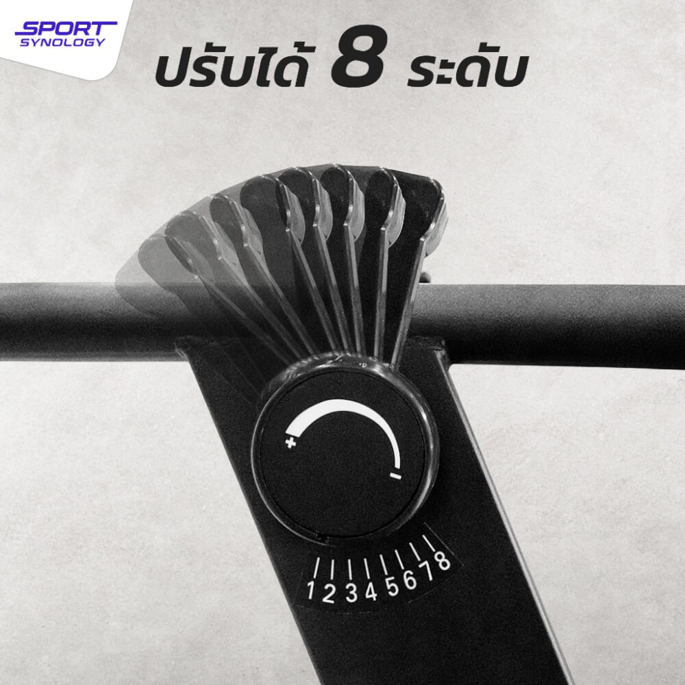 ลู่วิ่งไร้มอเตอร์ SPORTSYNOLOGY TT1200 ปรับแรงต้านได้ 8 ระดับ พร้อมดีไซน์โค้ง_5