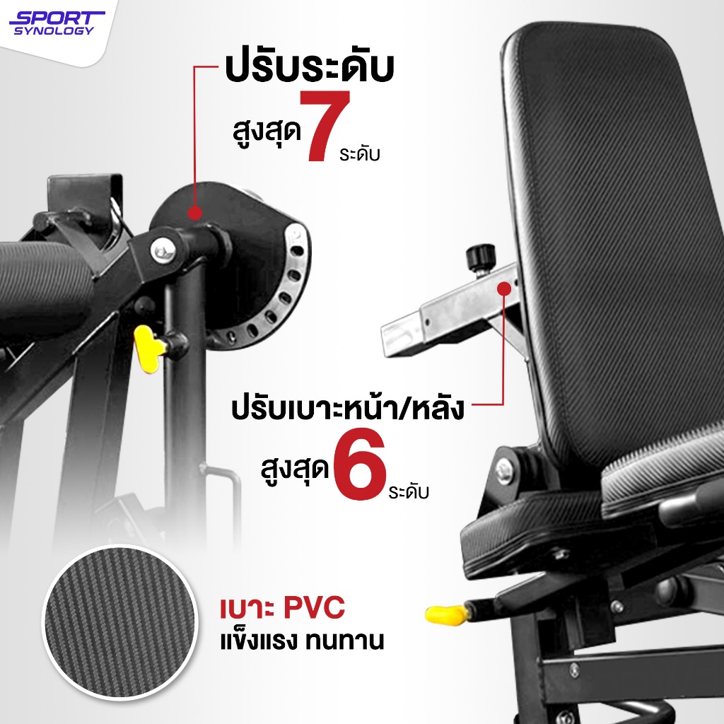 เครื่องบริหารกล้ามเนื้อขา SPORTSYNOLOGY D200PRO บริหารกล้ามขาด้านนอกและด้านใน_3