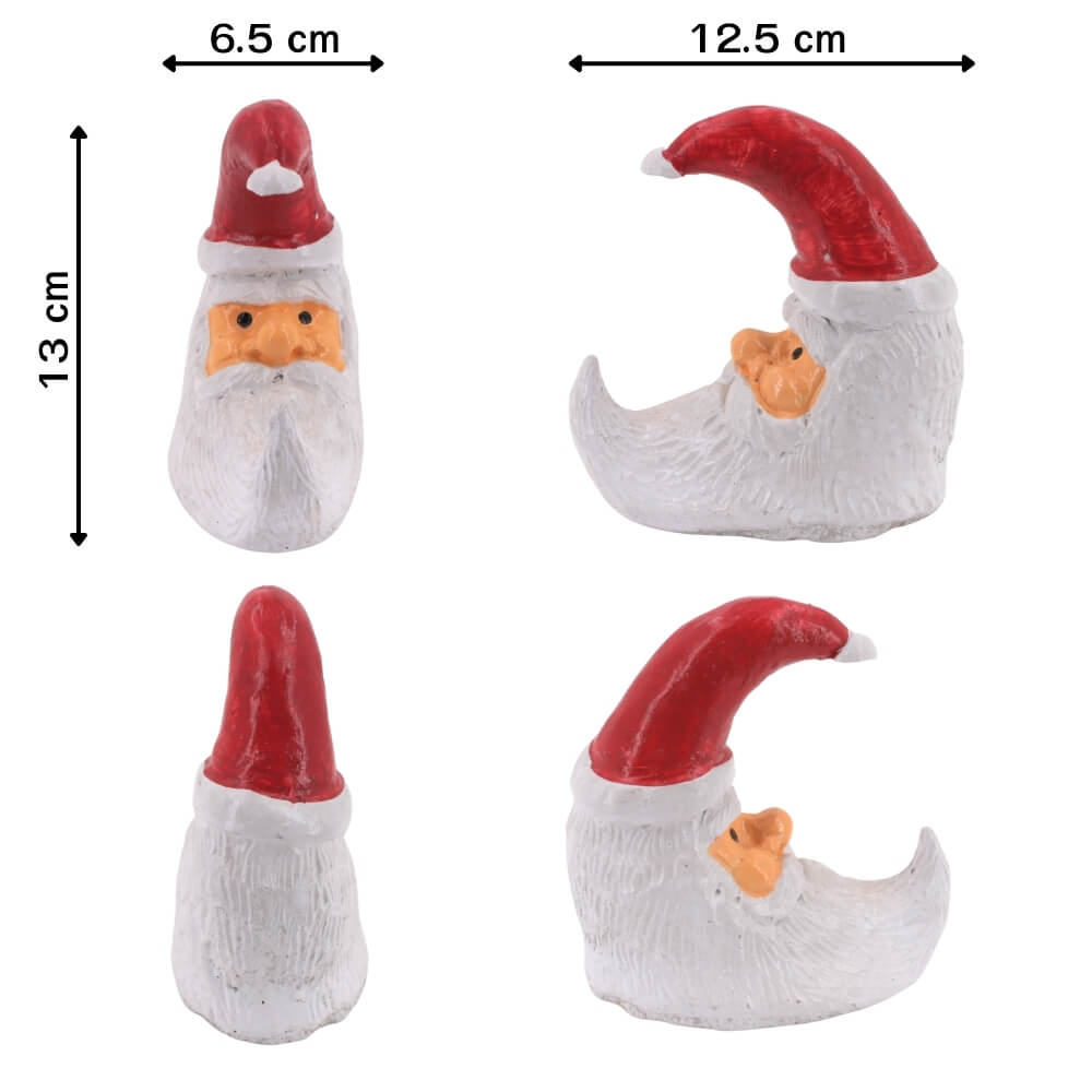 ตุ๊กตาปูนตกแต่งชุดคริสต์มาส 5 ชิ้น KORAT SANGSUWAN POTTERY 13.5 ซม. หลากสี_1