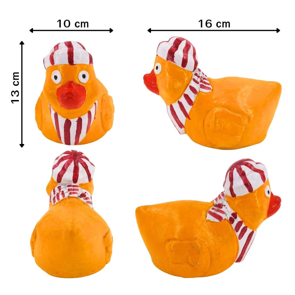 ตุ๊กตาปูนตกแต่งชุดเป็ด 4 ชิ้น KORAT SANGSUWAN POTTERY 13 ซม. หลากสี_1