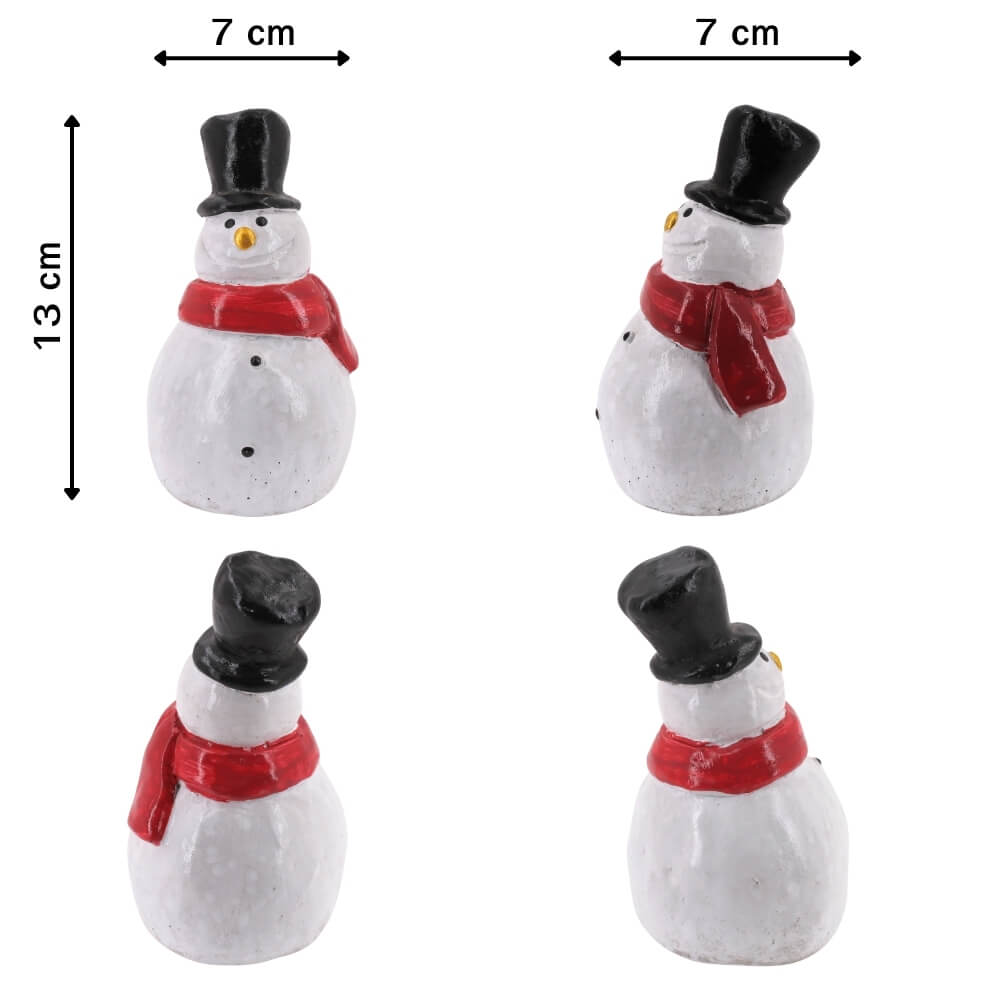 ตุ๊กตาปูนตกแต่งชุดคริสต์มาส 5 ชิ้น KORAT SANGSUWAN POTTERY 13.5 ซม. หลากสี_4