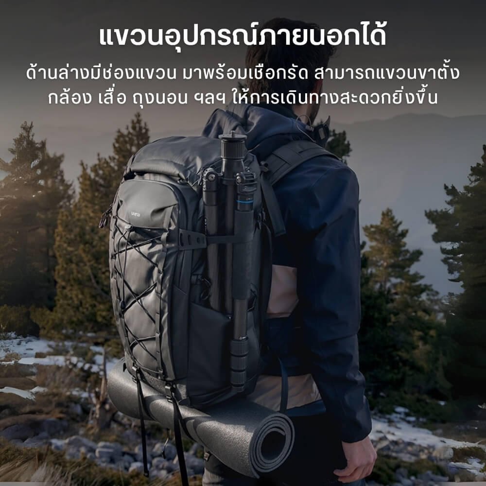 กระเป๋าเป้กล้อง ULANZI AB01 ขนาดความจุ 38 ลิตร สีดำ_8