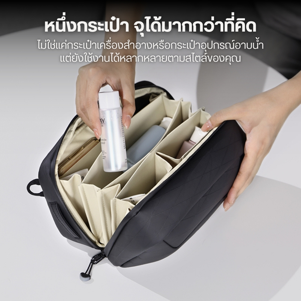 กระเป๋ากล้องพกพา ULANZI BT02 สีดำ ความจุ 2L_7