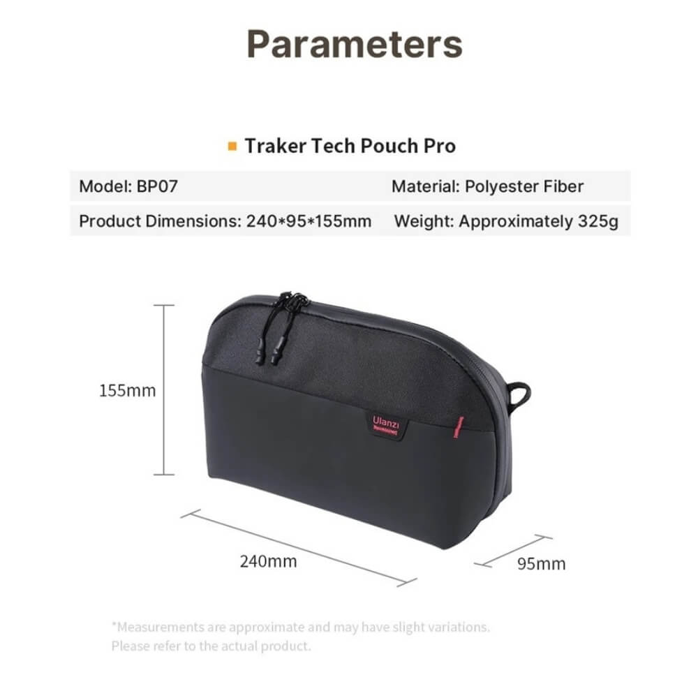 กระเป๋าอเนกประสงค์ ULANZI BP07 ขนาดความจุ 2.5 ลิตร สีดำ