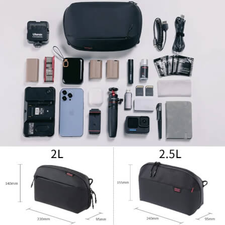 กระเป๋าอเนกประสงค์ ULANZI BP07 ขนาดความจุ 2.5 ลิตร สีดำ_3