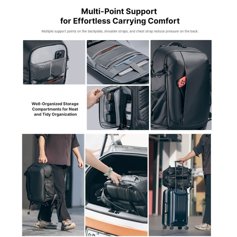 กระเป๋าเป้กล้อง ULANZI BP09 ขนาดความจุ 22 ลิตร สีดำ_4