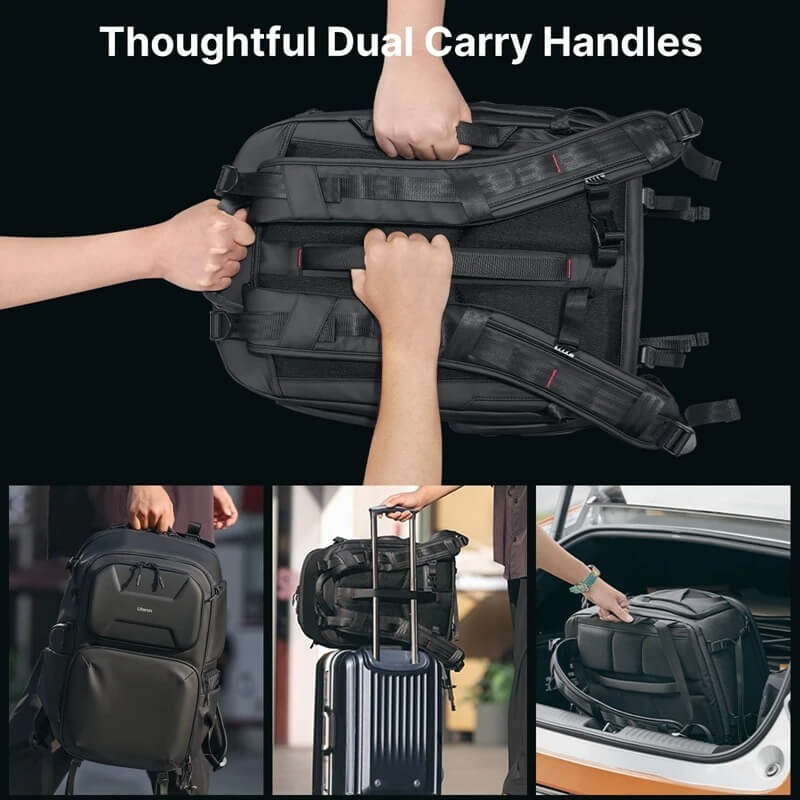 กระเป๋าเป้กล้อง ULANZI BP10 ขนาดความจุ 35 ลิตร สีดำ