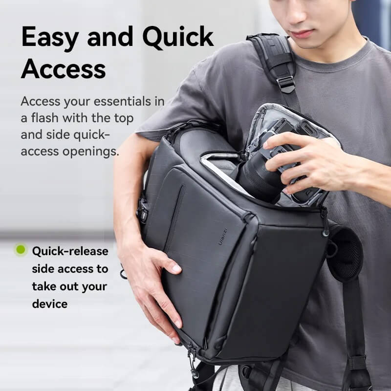 กระเป๋าเป้กล้อง ULANZI BT01 ขนาดความจุ 32.64 ลิตร สีดำ_3