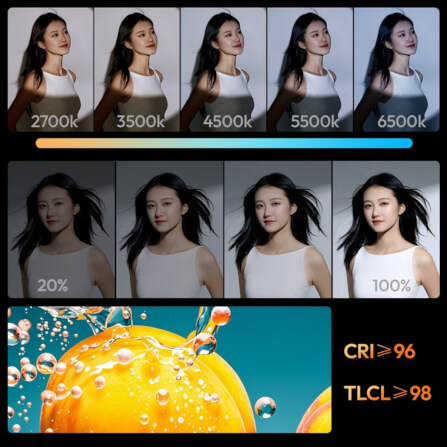 ไฟ COB ULANZI กำลังไฟ 100W C01 ขนาดพกพา สีดำ_6