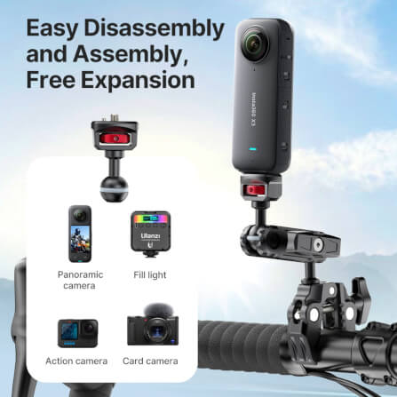 แคลมป์แบบหนีบ ULANZI C017 สำหรับกล้อง อุปกรณ์เสริม สีดำ_1