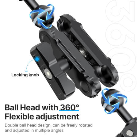 แคลมป์แบบหนีบ ULANZI C017 สำหรับกล้อง อุปกรณ์เสริม สีดำ_2