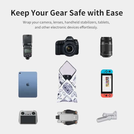 ผ้าเช็ดเลนส์ ULANZI C069 ขนาด 45*45 ซม. หลากสี_3