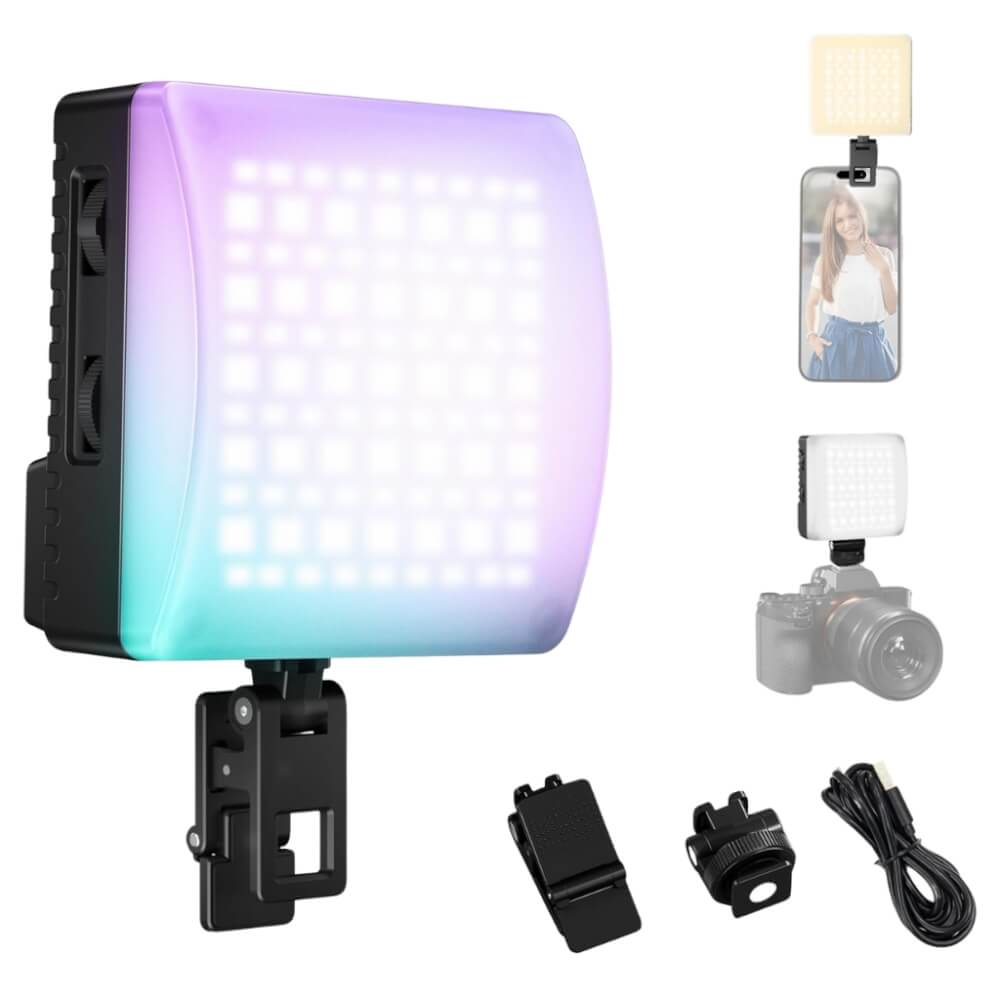 ไฟ LED อเนกประสงค์ ULANZI C10 RGB ขนาดพกพา สีดำ ไฟเซลฟี่ ไฟติดหัวกล้อง ไฟดารา_11