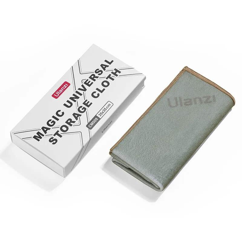 ผ้าเช็ดเลนส์ ULANZI CM009 ขนาด 45*45 ซม. สีเขียว