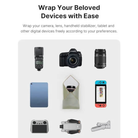 ผ้าเช็ดเลนส์ ULANZI CM009 ขนาด 45*45 ซม. สีเขียว_3