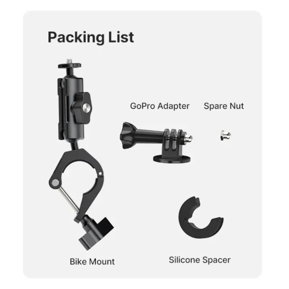 แคลมป์แบบหนีบ ULANZI CM025 สำหรับ GOPRO สีดำ