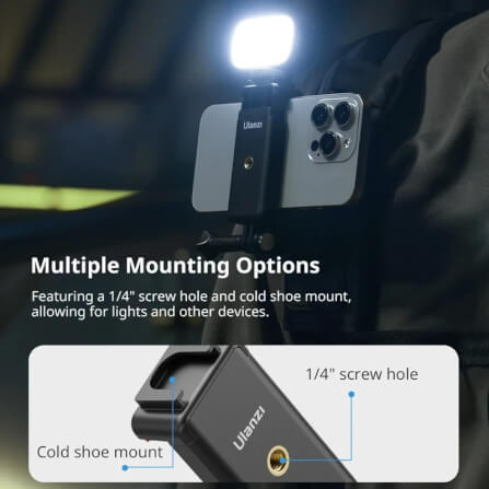 อุปกรณ์ถ่ายภาพแบบ POV ULANZI CO62 ขนาดพกพา สีดำ_3