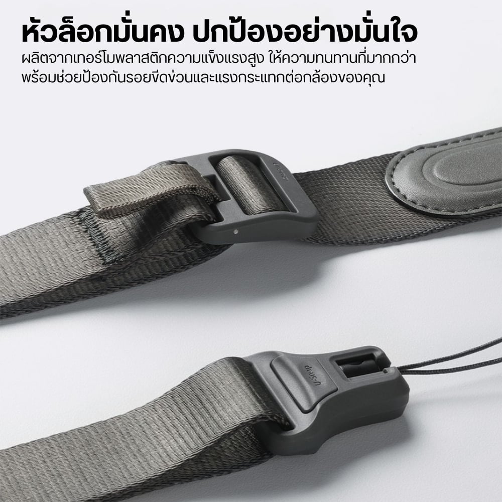 สายสะพายกล้อง ULANZI CSS1 U-SNAP ระบบ QUICK RELEASE รองรับ 60KG สีดำ_8
