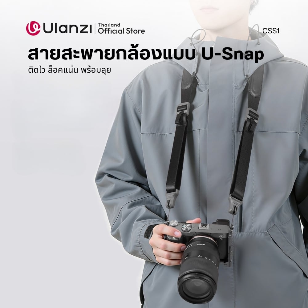 สายสะพายกล้อง ULANZI CSS1 U-SNAP ระบบ QUICK RELEASE รองรับ 60KG สีน้ำเงิน_1