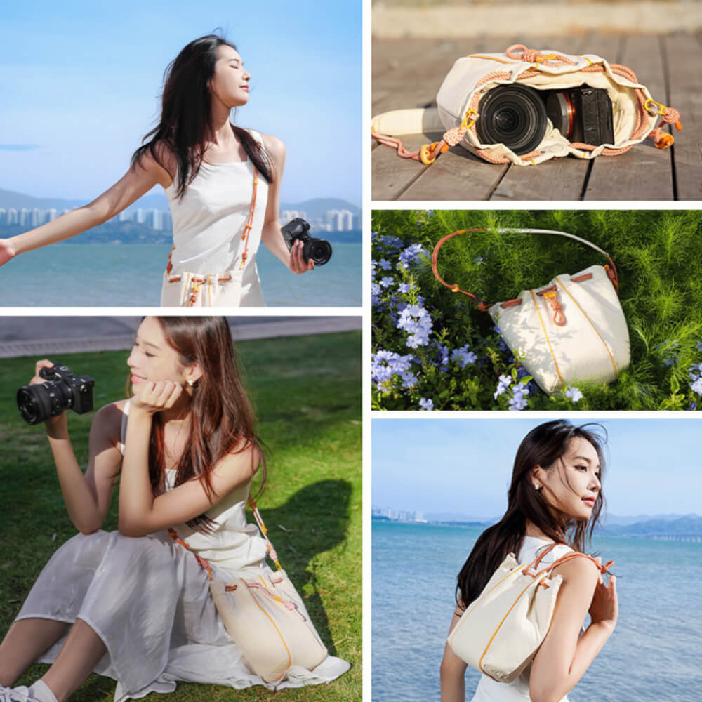 กระเป๋ากล้อง ULANZI DS01 ขนาดความจุ 8.7 ลิตร สีครีม