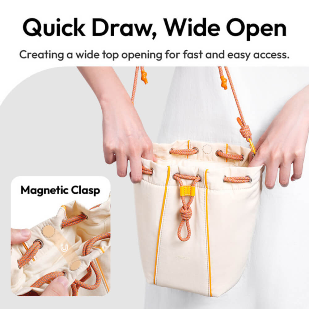 กระเป๋ากล้อง ULANZI DS01 ขนาดความจุ 8.7 ลิตร สีครีม