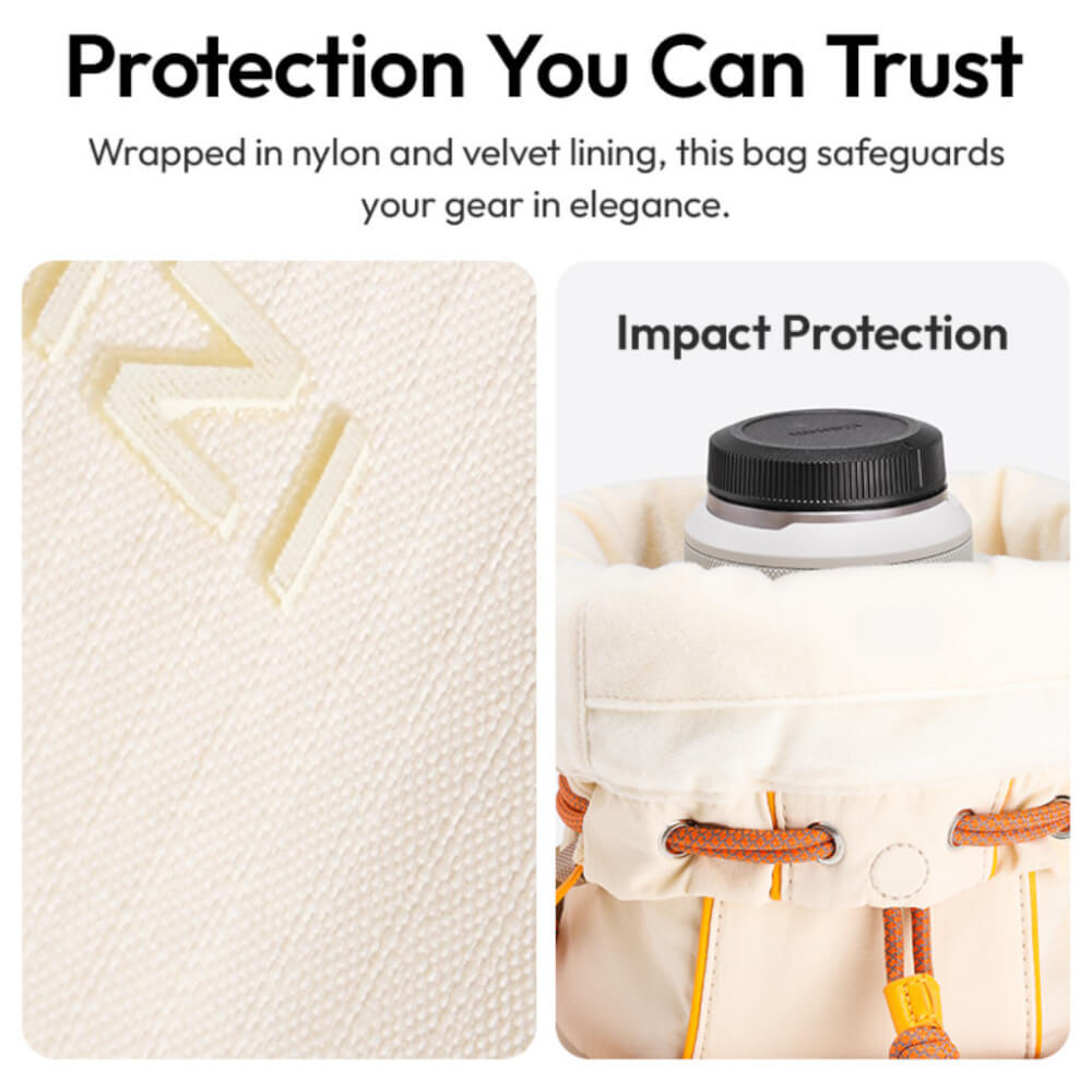 กระเป๋ากล้อง ULANZI DS01 ขนาดความจุ 8.7 ลิตร สีครีม